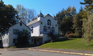 Temple in Kauneonga Lake.