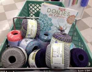 I filled my cart with new yarns!